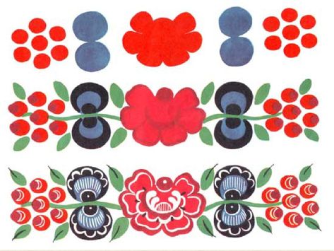 Arte Folk, Polish Folk Art, Russian Folk Art, Folk Art Flowers, Scandinavian Folk Art, Ukrainian Art, Craft Art, Tole Painting, Folk Art Painting