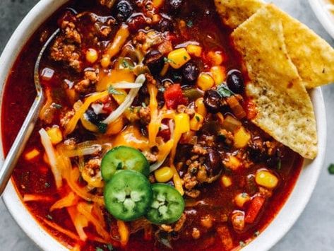 Beef Crockpot Recipes, Crockpot Taco Soup, Crockpot Taco, Beef Crockpot, The Cookie Rookie, Cookie Rookie, Crock Pot Tacos, Taco Soup Recipe, Slow Cooker Tacos