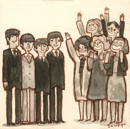 The Beatles Great Showdowns, Beatles Fan Art, Venice Los Angeles, Scott C, Beatles Cartoon, The White Album, Beatles Pictures, Beatles Art, Scott Campbell