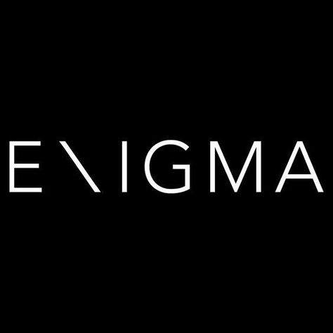 Enigma Tattoo Word, Enigma Logo Design, Enigma Aesthetic, Enigma Wallpaper, Nightclub Ideas, Enigma Tattoo, Cool Tattoo, Cool Shirt Designs, Clubbing Aesthetic