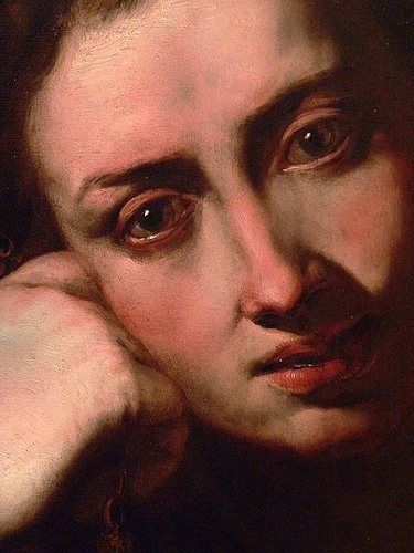 Such powerful eyes...- Jusepe de Ribera's Penitent Magdalene (detail) Penitent Magdalene, Baroque Painting, Mother Daughter Relationships, Francisco Goya, Baroque Art, Mary Magdalene, Eye Painting, Spanish Artists, Art Instructions