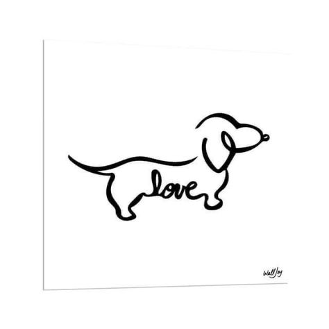 Tattoos Dachshund, Dachshund Tattoo Ideas, Doxie Tattoo, Daschund Tattoo, Dachshund Tattoos, Dog Outline Tattoo, Minimal Tattoo Ideas, Dachshund Tattoo, Dog Outline