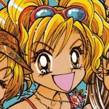 Gyaru Profile, Gyaru Widgets Icons, Orange Gyaru Outfit, Summer Gyaru Pfp, Tropical Gyaru Pfp, Yellow Gyaru, Kirarin Revolution, Gyaru Orange Hair, Super Gals