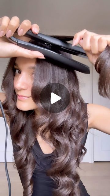 Hairstyles For The Office, Brianna Joye, Hair With A Straightener, Way To Curl Your Hair, Hair With Straightener, Curling Your Hair, Curls With Straightener, Curl Hair With Straightener, Office Hairstyles