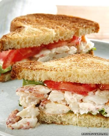 I'm gonna try this with crescent rolls instead,  Can't wait! Crab Sandwich Recipe from The Martha Stewart Show Crab Salad Sandwich Recipe, Crab Sandwich Recipe, Crab Salad Sandwich, Grilled Crab, Salad Sandwich Recipe, Crab Sandwich, Easy Sandwich Recipes, Libra Quotes, Crab Salad