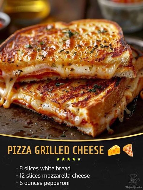 Mommy Needs A Recipe | Try my Pizza Grilled Cheese | Facebook Sandwich On The Go, Pizza Sandwiches Recipe, Grilled Cheese With Pepperoni, Easy Travel Recipes, Loaded Grilled Cheese Sandwich, Garlic Parmesan Pizza Grilled Cheese, Grilled Pizza Sandwich, Pepperoni Grilled Cheese Sandwiches, Grilled Cheese Pizza Sandwich