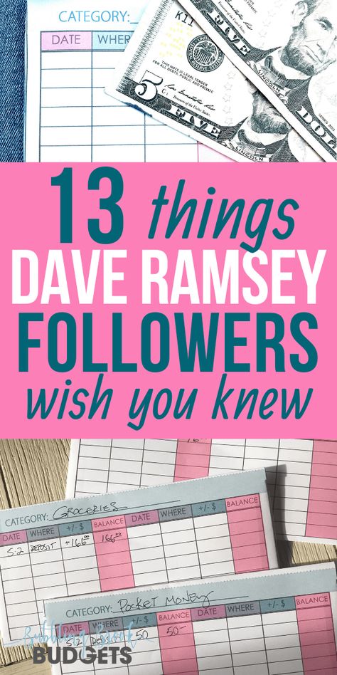 13 Things Dave Ramsey Baby Steps Fans Wish You Knew Dave Ramsey Budgeting Printables, Ramsey Baby Steps, Dave Ramsey Baby Steps, Total Money Makeover, Dave Ramsey Budgeting, Saving Strategies, Rice And Beans, Money Makeover, Budget Ideas