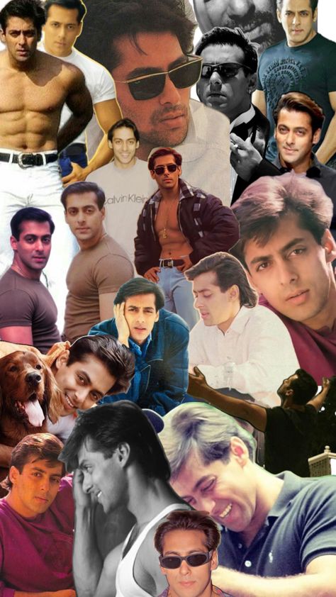 Salman Khan Aesthetic, Salman Khan Young, Beautiful Landscape Pictures, Bollywood Aesthetics, Salman Khan Wallpapers, Vintage Bollywood Aesthetic, Salman Khan Photo, Actors Illustration, 90s Bollywood Aesthetic