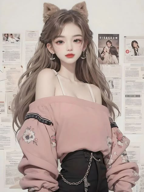 Anime Dpz, Anime Pp, Girly M Instagram, Girly M, Pink Wallpaper Girly, M Instagram, Fashion Design Collection, Anime Inspired Outfits, Seductive Clothes