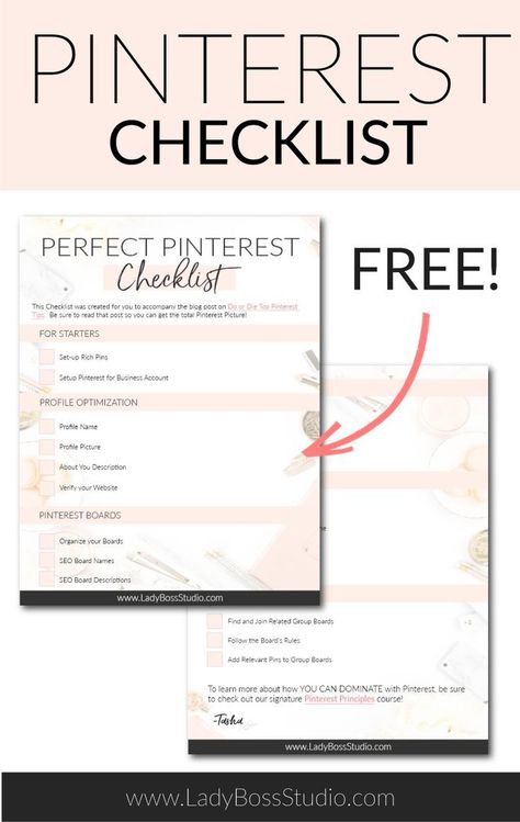 Pinterest marketing checklist. Download this checklist to get started with your Pinterest account today! Branding Workbook, Library Signs, Pinterest Manager, Tools List, Sign Up Page, Free Checklist, Pinterest Profile, Pinterest Management, Checklist Template