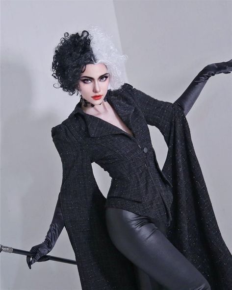 Cruella Black Goth Dress Vampire Cosplay Female, Black Goth Dress, Black Coat Outfit, Cruella Costume, Peplum Midi Dress, Witch Dress, Designer Party Dresses, Strapless Party Dress, Black Goth