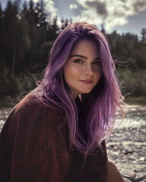 Lavender Hair Color Ideas, Hair Color Ideas Trendy, Purple Hair Color Ideas, Purple Hair Color, Russian Hair, Real Human Hair Extensions, Real Human Hair, Hair Color Ideas, Purple Hair