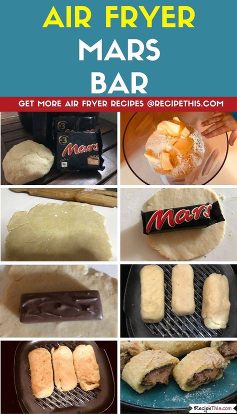 Air Fryer Mars Bar. How to air fry your favourite mars bars in the air fryer. A great alternative to the deep fried mars bar and so delicious. #airfryer #airfryerrecipes #airfryermarsbar #marsbar #airfryerchocolate Deep Fried Mars Bar, Fried Mars Bar, Deep Fried Mars Bars, Mars Chocolate Bar, Bake Sale Desserts, Mars Bars, Mars Chocolate, Air Fryer Fish, Fish And Chip Shop