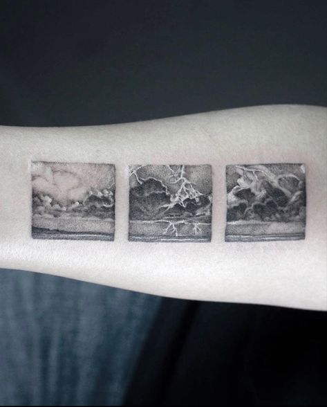 Stormy Sea Tattoo, Thunderstorm Tattoo, Liam Tattoo, Storm Tattoo, Sea Storm, Sea Tattoo, Mountain Tattoo, Stormy Sea, Storm Clouds