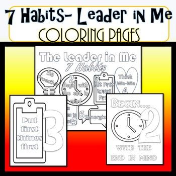 7 Habits- The Leader in Me Coloring Pages I have another version in my store with more to color https://www.teacherspayteachers.com/Product/7-Habits-Leader-in-Me-Coloring-Pages-2nd-Version-3951031 Leader In Me Activities, Leader In Me Kindergarten, Leader In Me Classroom Ideas, I Am A Leader Worksheet, The Leader In Me, Leader In Me Habit 5 Activities, Synergize Habit 6 Bulletin Board, Leader In Me Bulletin Board Ideas School Hallways 7 Habits, 8 Habits Leader In Me