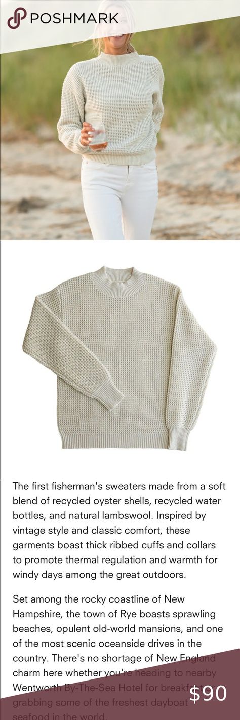 Long Wharf Supply Rye SeaWell Sweater Long Wharf Supply, Postpartum Wardrobe, Sleeve Cuff, Rye, Postpartum, Sweater Shop, Like New, Cuff, Wardrobe