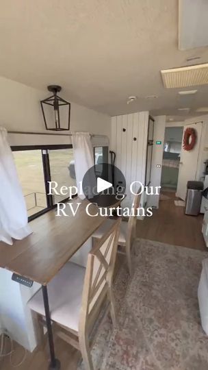 14K views · 88 reactions | Replacing our RV curtains 🚐 I absolutely loved when I first installed these white curtains because the | RV Couple Rv Curtain Ideas, Diy Camper Curtains, Rv Curtains, Camper Curtains, Diy Camper, White Curtains, Rv, Curtains, White