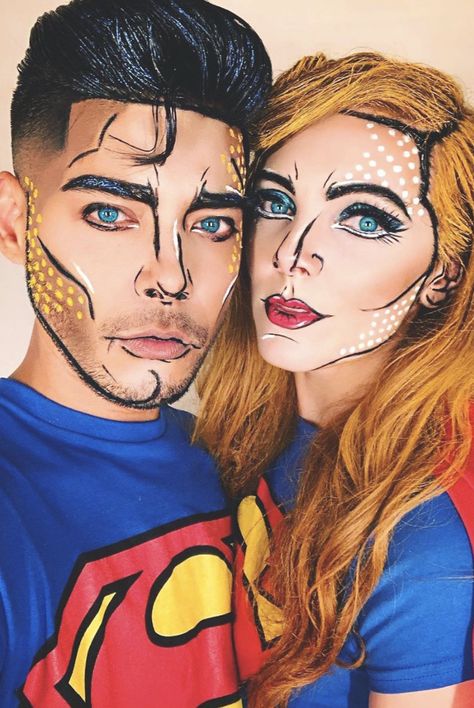 Superpower Beyonce, Comic Book Halloween, Comic Book Makeup, Power Makeup, Comic Book Costumes, Diy Fantasia, Creative Halloween Costumes Diy, Beyonce Lyrics, Comic Costume