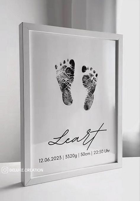 Crafting Childhood: Baby Footprint Keepsake Projects Baby Footprint Keepsake, Baby Footprint Art, Footprint Keepsake, Crazy Tattoos, Baby Art Projects, Baby Footprint, Baby Room Inspiration, Baby Inspiration, Foot Print