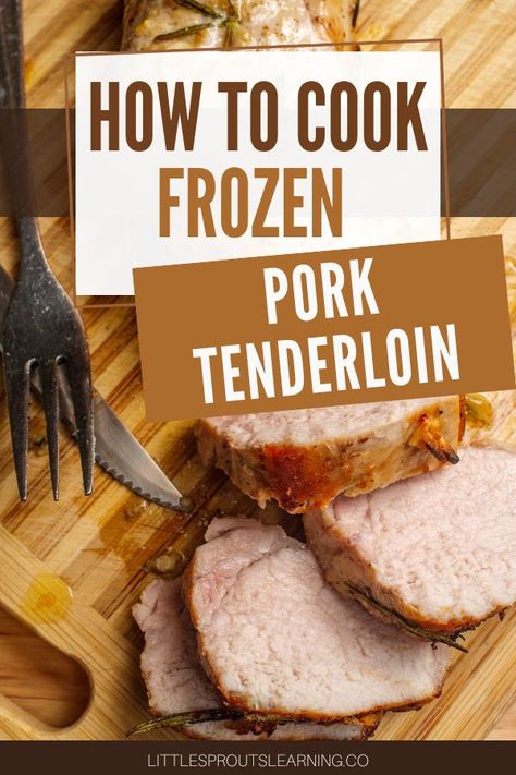 Learning how to cook a frozen pork tenderloin might seem scary, but you can create a delicious and succulent meal without sacrificing flavor or tenderness. And it makes a great easy dinner! Frozen Tenderloin Instant Pot, Frozen Pork Tenderloin Air Fryer, Instant Pot Pork Tenderloin Frozen, Frozen Pork Roast In Oven, Frozen Pork Roast In Crockpot, Frozen Pork Loin Crock Pot, Frozen Pork Tenderloin In Crockpot, Frozen Pork Chops Instant Pot, Frozen Pork Tenderloin