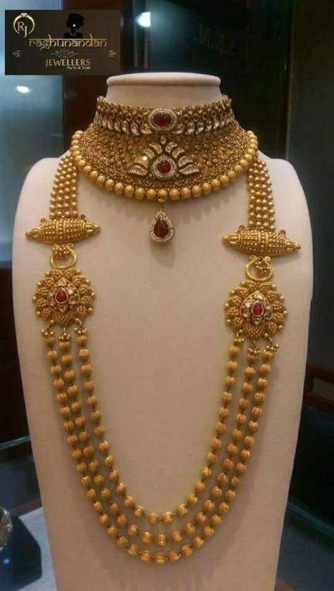 Gundla Mala, Sector 17, Wedding Jewelry Sets Bridal Jewellery, Unique Gold Jewelry Designs, Unique Gold Jewelry, Bridal Necklace Designs, Gold Jewelry Designs, Gold Jewels Design, New Gold Jewellery Designs