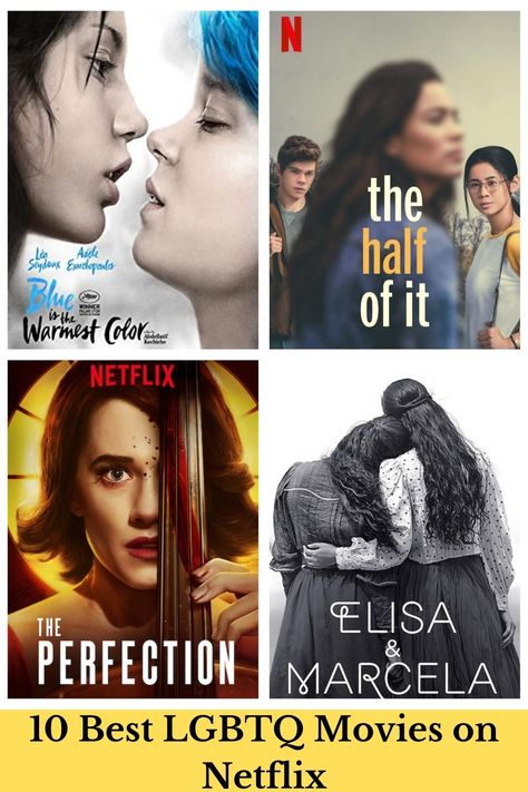 Best Lgbtq Netflix Movies, Lgbtq Movies List, Gl Movie Recommendations, Best Lgbtq Movies, Wlw Movies To Watch, Lgbtq Movies To Watch, Lgbtq Series, Must Watch Netflix Movies, Lgbtq Movies