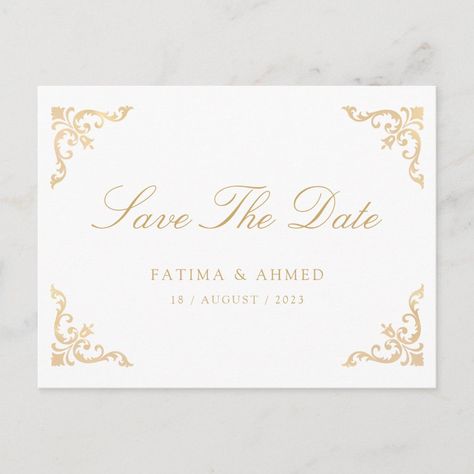 Nikah Wedding, Gold Save The Dates, Wedding Suite, Wedding Suits, Save The Date, Created By, Stars, Gold, Quick Saves