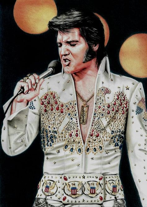 Elvis Presley Paintings, Elvis Presley Drawing, Elvis Presley Hawaii, Elvis Presley Art, Elvis Tattoo, Elvis Presley Wallpaper, Elvis Presley Memories, Elvis Memorabilia, King Elvis Presley