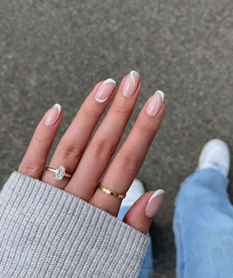 Embrace the 22 Latest Squoval Nails Designs for 2024 16 Squoval Nails Inspiration, French Nail Art Square Nails, Squoval Nails Ideas, Elegant Nail Inspo Almond, Tapered Squoval Nails, Bridesmaid Nails Squoval, Short Cuffing Nails Design, Square Bride Nails, French Nails Variations