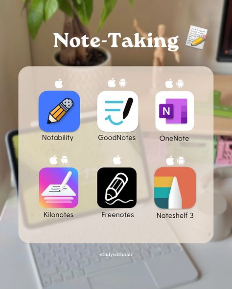 🏫 Back to school apps master list ’24 Useful apps to start a new semester strong 💪🏻 The categories of the apps are: 📝 note-taking ⏰ time management 🗓️ organization 🧘🏻‍♀️ focus 🩹 study aid 🛋️ lifestyle 🩺 health ☕️ study break What other app would you add to the list? 📝 #studytips #backtoschool #appsios #appsandroid #studygram Aesthetic To Do List App, Apps For To Do Lists, Apps To Make Notes, Note App Ideas, Aesthetic Note Taking Apps, Ipad Uses Ideas, To Do List Ideas For Study, Best Note Taking Apps, Best Time Management Apps