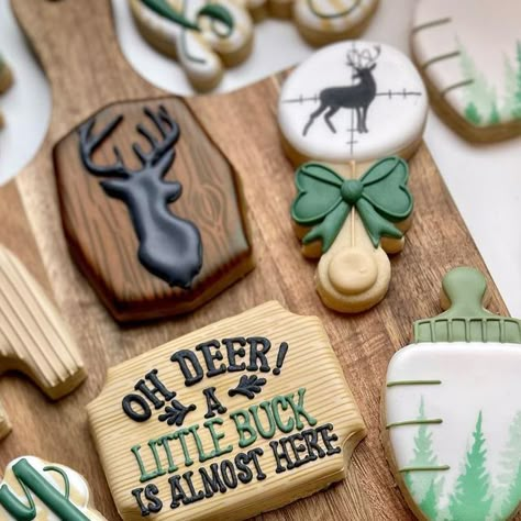 Hunting Baby Boy Shower Ideas, Deer Theme Baby Shower Ideas For Boys, Deer Theme Baby Shower Ideas, Gender Reveal Ideas Hunting Theme, Buck Baby Shower Ideas For Boys, Little Hunter Baby Shower Ideas, Oh Deer Baby Shower Ideas, Country Baby Shower Theme, Country Boy Baby Shower Ideas