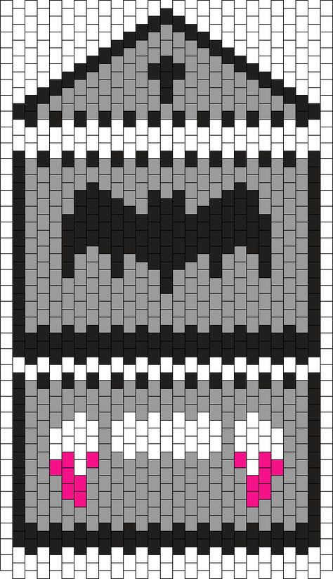 X Base Cuff Kandi Tutorial, Vampire Crochet Pattern Free, Monster High Kandi Pattern, How To Make A Kandi Mask, Kandi Patterns Easy, Shark Kandi Pattern, Kandi Patterns Templates Bag, Domo Kandi Pattern, Red And Black Kandi