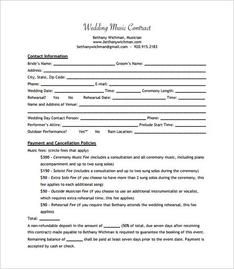 Wedding Band Contract Templates Wedding Documents, Music Contract, Contracts Template, Dj Business, Printable Label Templates, Wedding Musicians, Wedding Singer, Music Label, Teaching Technology