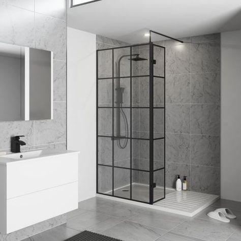 Kartell Krittal wetroom screen with flipper panel Wet Room Shower Screens, Toilet And Basin Unit, Tub Sizes, Wet Room Screens, Wet Room Shower, Walk In Shower Designs, Serene Bathroom, Modern Style Bathroom, Shower Fittings