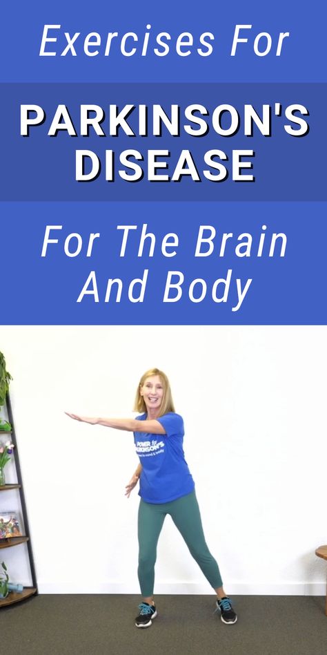 Parkinson’s Exercise For The Brain And Body - Fitness With Cindy Best Diet For Parkinson’s, Exercise For Parkinsons, Exercises For Parkinson’s, Parkinson’s Exercise, Parkinson Diet, Parkinsons Exercises, Fitness With Cindy, Parkinson Disease, Parkinsons Awareness