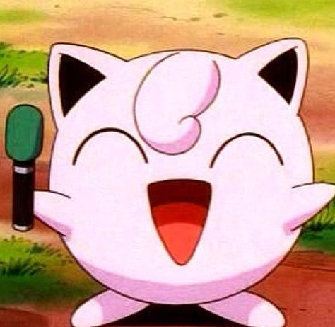 My happy face! Hehe Jiggly Puff Pokemon, Jiggly Puff Painting, Jigglypuff Pfp, Jiggly Puff Tattoo, Jigglypuff Aesthetic, Jigglypuff Singing, Jigglypuff Drawing, Jigglypuff Wallpaper, Jigglypuff Cute