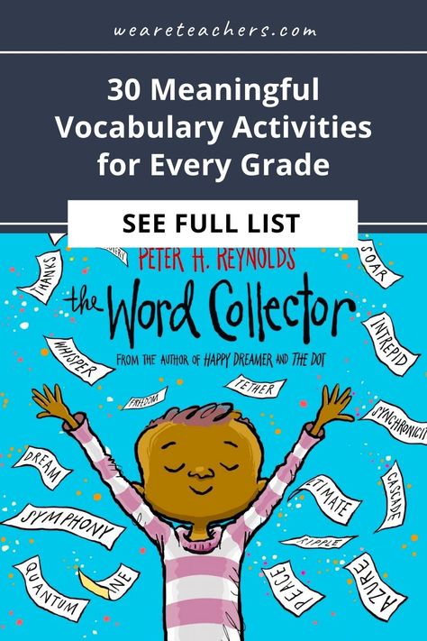 30 Meaningful Vocabulary Activities for Every Grade Expanding Vocabulary Activities, Building Vocabulary Activities 2nd Grade, Grade 1 Language Activities, 4th Grade Vocabulary Activities, Second Grade Vocabulary Activities, Learning Vocabulary Activities, Second Grade Vocabulary Words, Vocabulary Centers 3rd Grade, Vocabulary Activities For First Grade