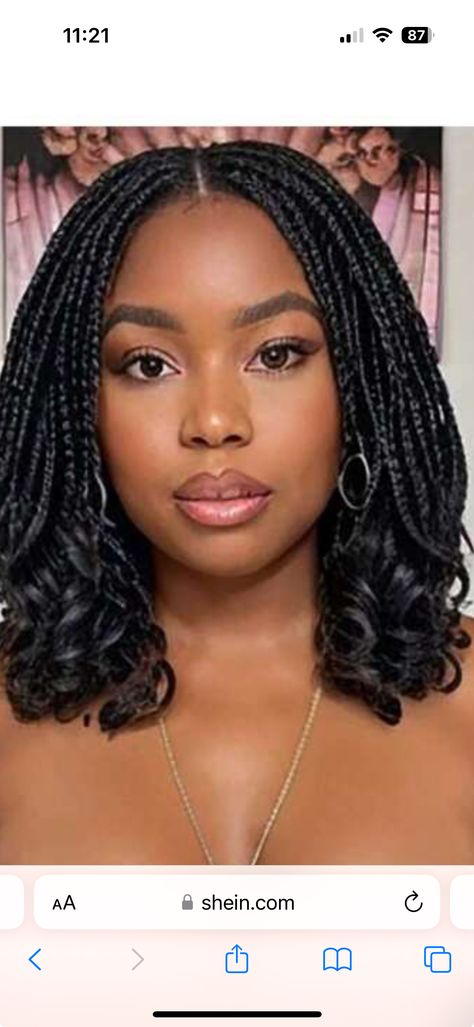 Headband And Braids Black Women, Spring Twist Bob Hairstyles, Classy Box Braids, Shoulder Length Knotless, Braided Bobs For Black Women, Curly Box Braids For Black Women, Thick Twist Braids Hairstyles, Braid Mohawk For Black Women, Short Rasta Braids