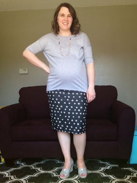 Maternity Style - LuLaRoe Irma - LuLaRoe Cassie Skirt - Toms Wedges - Polka Dot Skirt Pregnant Outfits, Toms Wedges, Pregnant Style, Fashion Maternity, Baby L, Cassie Skirt, Lularoe Cassie, Lularoe Irma, Maternity Outfits