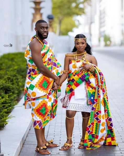 Mrs.Appiah on Instagram: “A week ago today was my traditional wedding🥰! What God has joined together, No one can separate. Gods glory 🙏🏾” Ghana Traditional Wedding, Ghanaian Wedding, Ghana Wedding, Kente Dress, African Traditional Wedding, Kente Styles, Afrikaanse Mode, African Print Dress Designs, African Wedding Dress