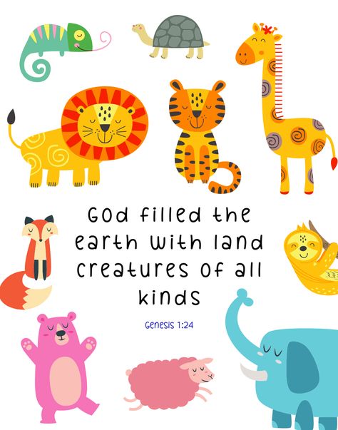 Bible Verse Children, Dinosaur Toddler Room, Bible References, Children Church, Bible Verses For Kids, Bible Stories For Kids, Creation Story, Bible Women, Scripture Wall