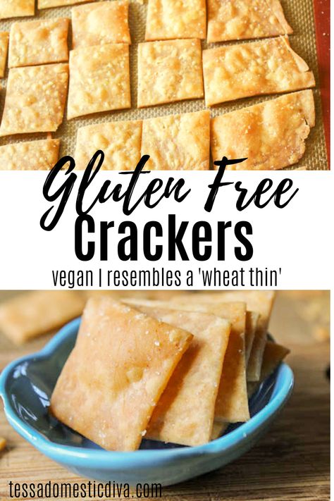 Gluten Free Cracker Recipe, Homemade Crackers Recipe, Cracker Recipe, Instant Potatoes, Instant Mashed Potatoes, Gluten Free Crackers, Potato Flakes, Homemade Crackers, Vegan Crackers