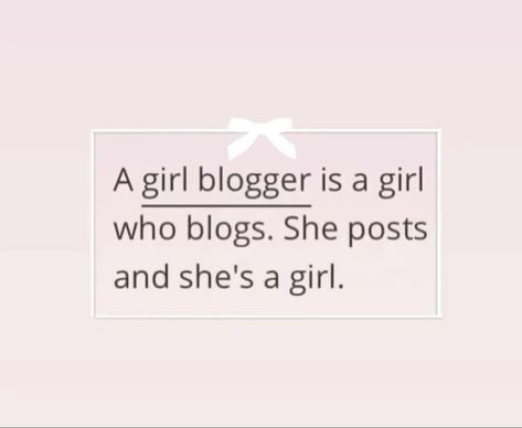 credits to 𝐉𝗼𝐣𝗼𝐤𝐚𝐭𝐞🎀 #whisper #girlblogger Girl Blogger Pfp, Coquette Whispers, Girl Blogger, Girl Blogging, Instagram Layout, Crazy Girls, Blogger Girl, Girl Blog, Just Girly Things