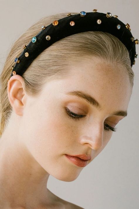 This headband is made of soft velvet, beautiful and elegant. Gorgeous velvet headband is perfect women hair accessories for home, work, travel, concerts, as well as special occasions. #hairband #velvet #black Embroidered Headbands, Velvet Hairband, Sky Hand, Accessories For Home, Luxury Hair Accessories, Bow Barrette, Women Hair Accessories, Jennifer Behr, Velvet Headband