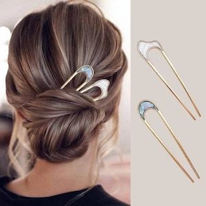 Elegance Hair, Hair Bun Maker, Hair Clasp, U Shaped Hair, Hair Accessories Collection, Hair Accessories Clips, French Hair, Hair Stick, Short Hair Updo