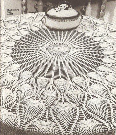 Crochet tablecloth pattern