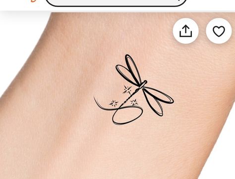 Dragonfly Friendship Tattoo, Dragonfly Back Of Neck Tattoo, Dragon Fly Tattoos For Women, Gratitude Tattoo, Dragonfly Tattoos, Small Dragonfly Tattoo, Tiny Wrist Tattoos, Ankle Tattoo Designs, Flying Tattoo