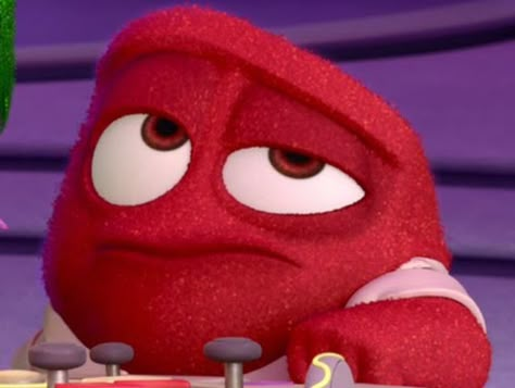 Anger Inside Out Profile Pic, Inside Out Memes Funny, Anger And Disgust Duo, Angry Inside Out, Inside Out Funny, Anger Inside Out, Whats On Your Mind, Inside Out Anger, No Emotions