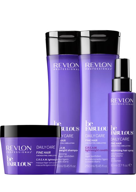 Revlon Professional be Fabulous Daily Care Fine Hair Family. Hair Volume Spray, Volumizing Spray, Revlon Professional, Hair Care Growth, Skin Care Toner Products, Clean Cosmetics, Skin Care Lotions, Natural Hair Care Tips, Anti Aging Moisturizer