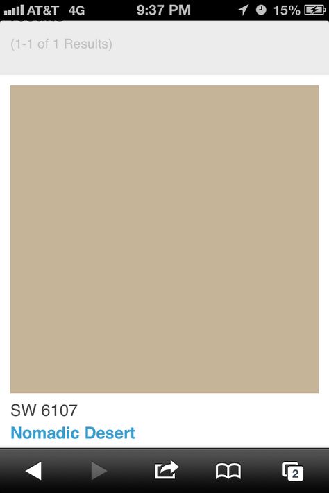 Paint for LIVING ROOM SW nomadic desert Nomadic Desert Paint, Paint For Living Room, Nomadic Desert, Bathroom Remodel Plans, Make A House A Home, Desert Painting, Room Color, Room Colors, House Colors